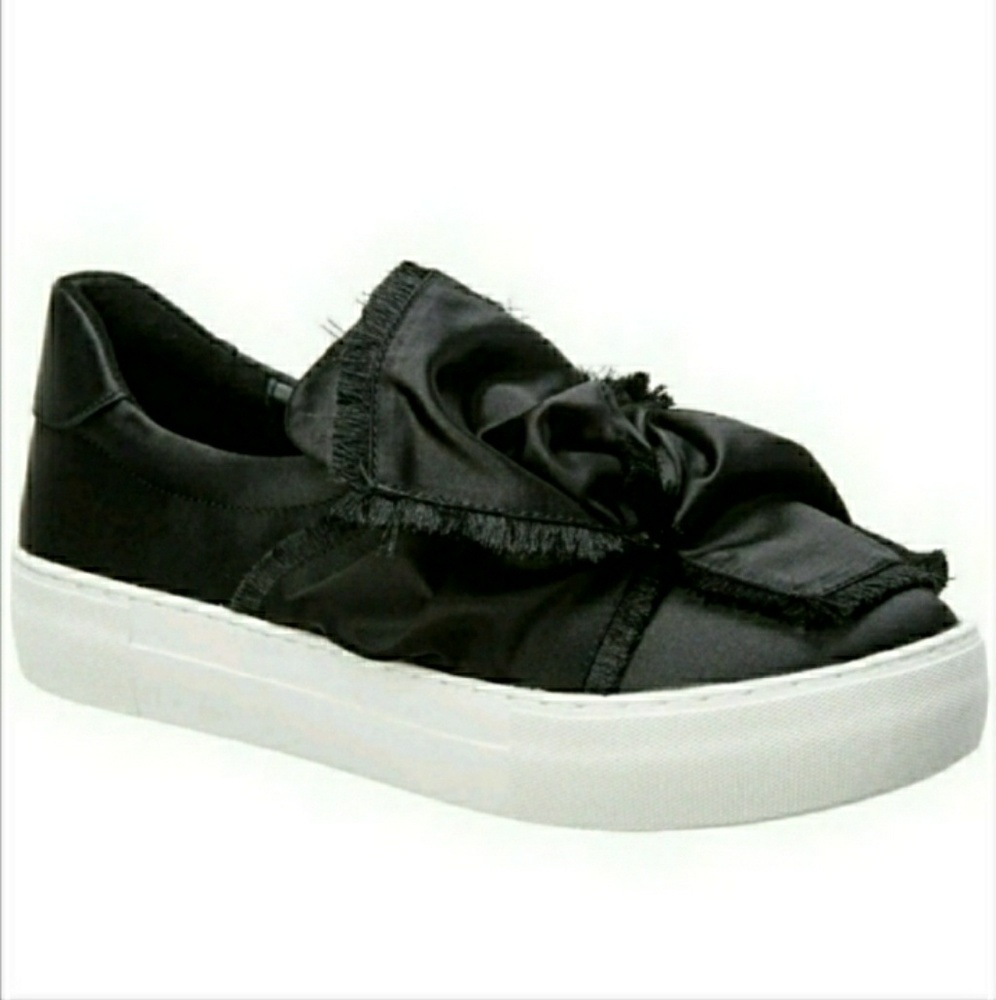 {J/Slides} Satin Platforms